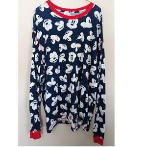 Men's Mickey Mouse 2 Piece Pajama Set NWT